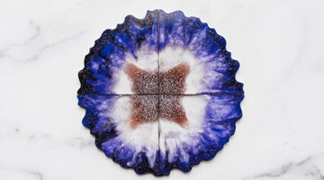 Image of How to Make Agate Coasters with Adults & Crafts