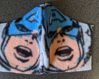 Captain America Fleece Face Mask