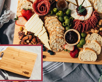 Platterful Handcrafted Wooden Bamboo Charcuterie Board (10x15")