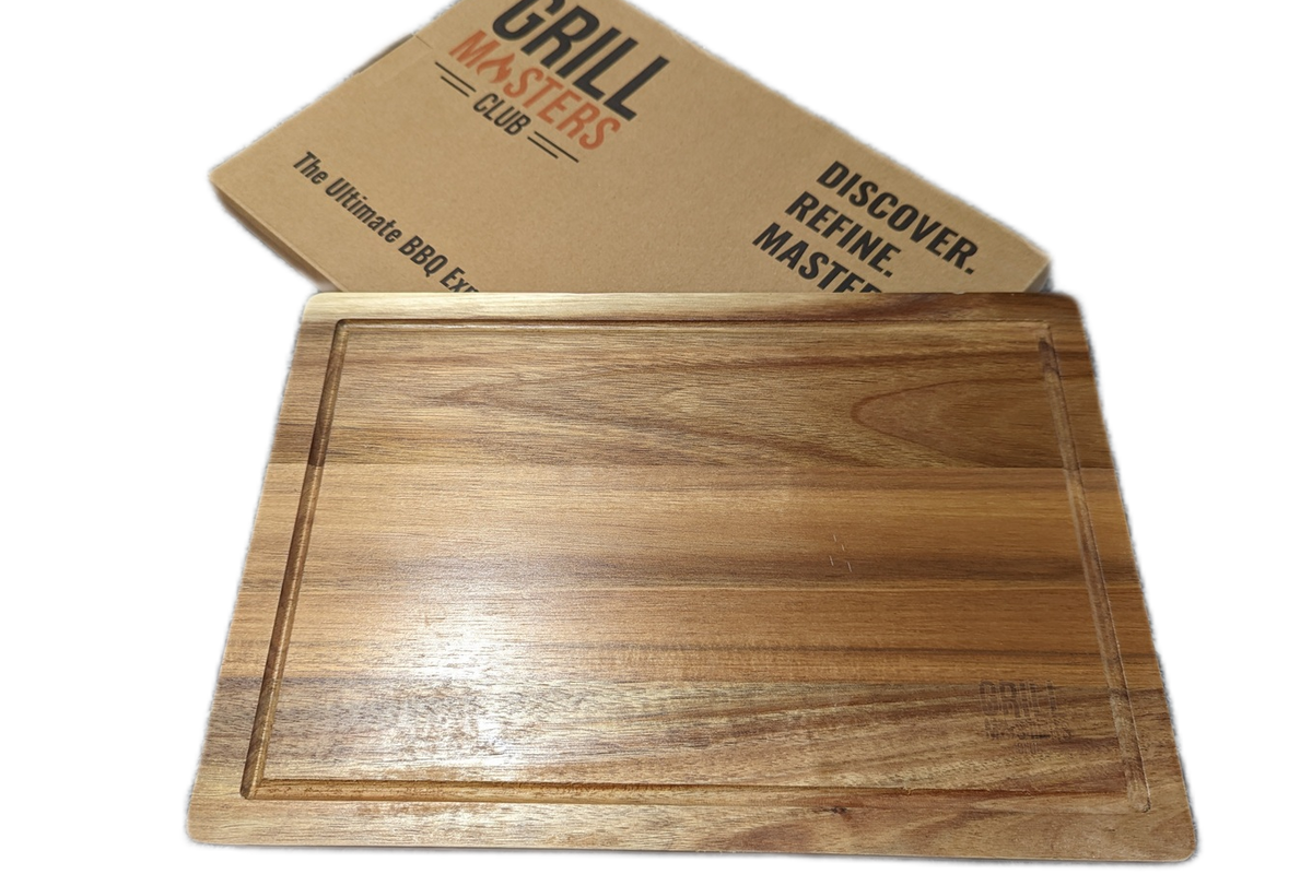 Grill Masters Club Wood Cutting Board (Free US Shipping)