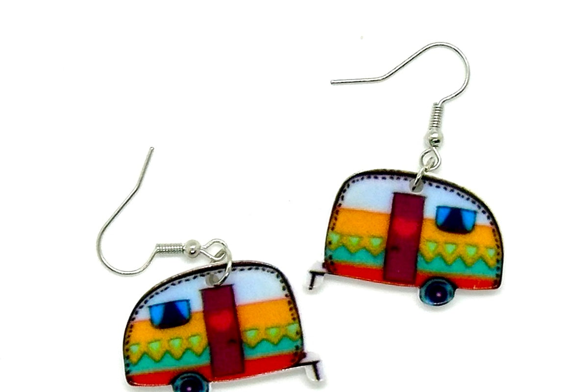 Happy Glamper Camper Earrings