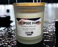 The Upside Down Soy Candles and Melts - Blackberry Amber Noir