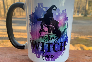 Resting Witch Face - 15 ounce Ceramic Mug