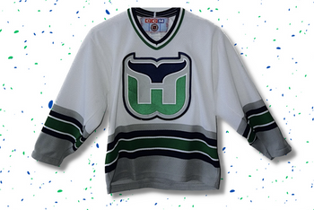 Whalers Jersey, White (Size XS)