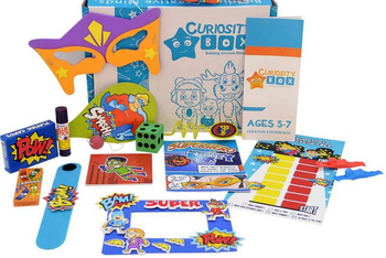 Superhero Toys Craft & Activity Box for Ages 5-7