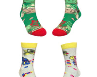 Baby Dinosaurs Socks (Set of Two) (Ages 3-7)