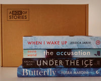 Monthly Fiction Box of 4 Surprise Books - Mystery Book Gift Box For Book Lovers