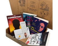 A Box of Stories Bi-Monthly Fiction Box of 4x New Surprise Books - Mystery Book Gift Box For Book Lovers