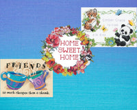 DIY Stamped Cross Stitch & Embroidery of the Month Sewing Surprises Box