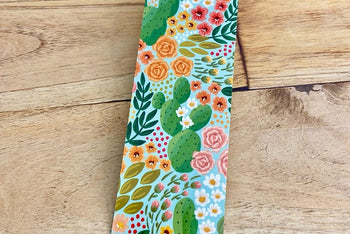 Cactus Blooms Bookmark