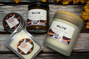 Willow Soy Candles and Melts - Cranberry, Gin, & Cypress - Taylor Swift Inspired