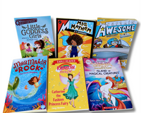 Young Reader Starter Pack For Ages 3-12 year old - Lot of 10 Books personalized by age/grade for boys and girls