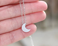 CRESCENT MOON ♡ 14K Gold | Silver Tarnish free Necklace