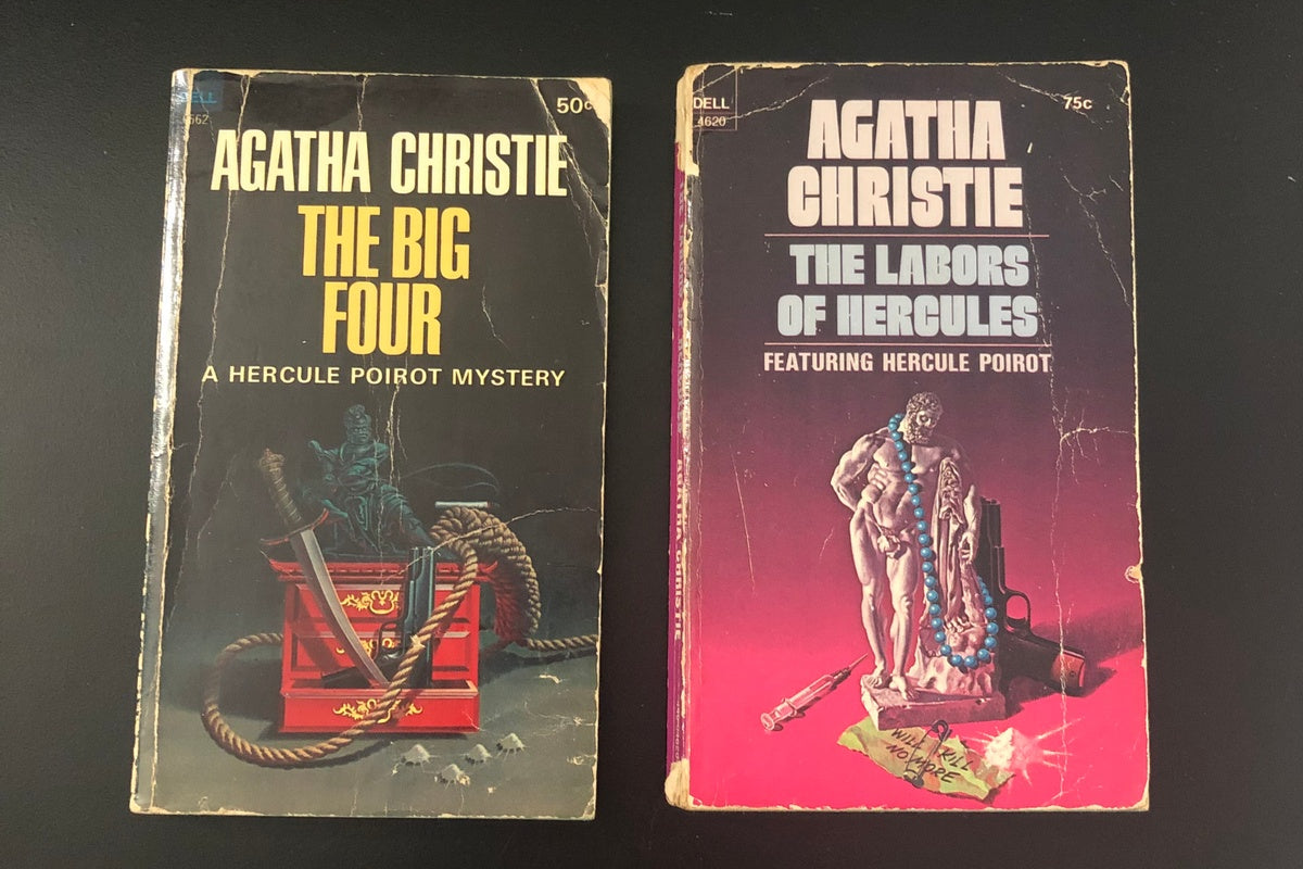 Agatha Christie Books Set of 2: The Big Four & The Labors of Hercules