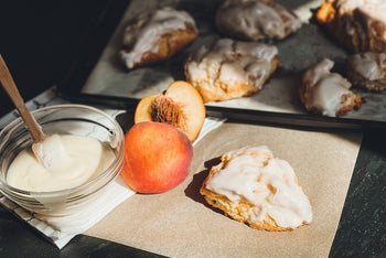 SOLD OUT: Peaches & Cream Scones: 1-Time Baking Kit