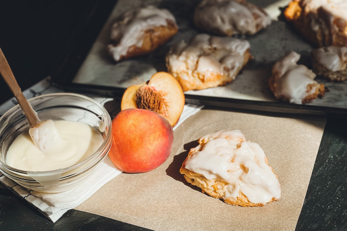 SOLD OUT: Peaches & Cream Scones: 1-Time Baking Kit