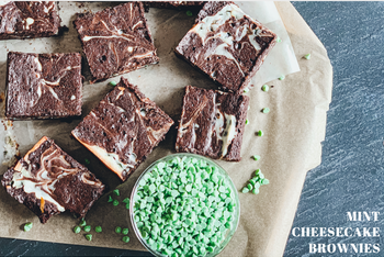 SOLD OUT: Mint Cheesecake Brownies: 1-Time Baking Kit