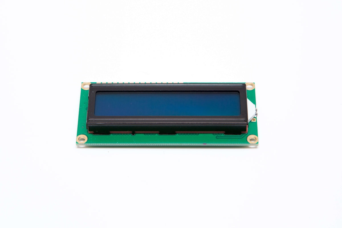 Standard LCD 16x2 - white on blue