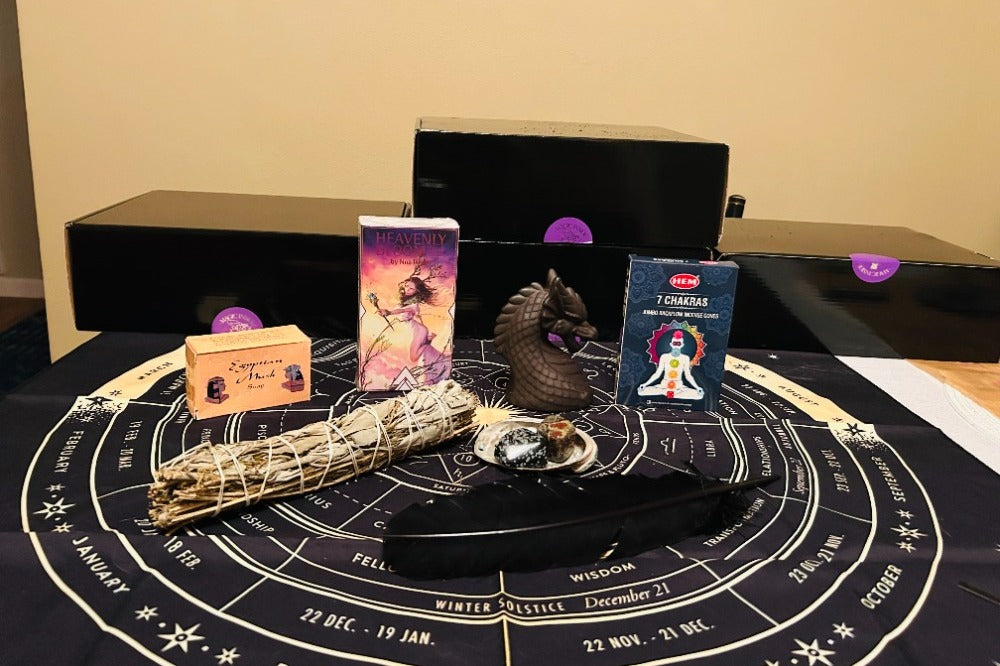 888Crate: A Divination Tool Focused, Metaphysical, Witchy  Supply Subscription Box!