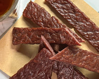 Snack Size: Boozy Jerky Style Steak Strip & Snack Stick Variety 6 Packages // 15 Servings