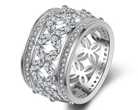 FLORAL 360 AAA Cubic Zirconia 925  Ring