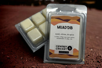 Muad'Dib Soy Candles and Melts - Sand, Citrus, & Spice