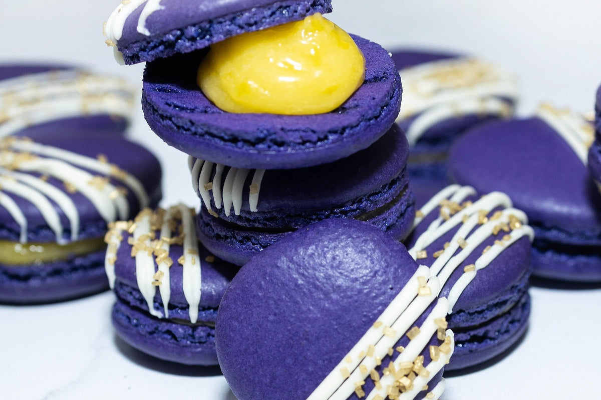 Lavender Macarons with Lemon Curd - DIY Baking Kit by CrumbleCrate