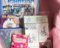 Kids Level 3 - Counted Cross Stitch & Punch Needle - Craft Subscription Box (Recommended Age 10+).