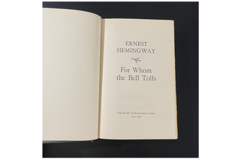 For Whom the Bell Tolls by Ernest Hemingway Classic War Book