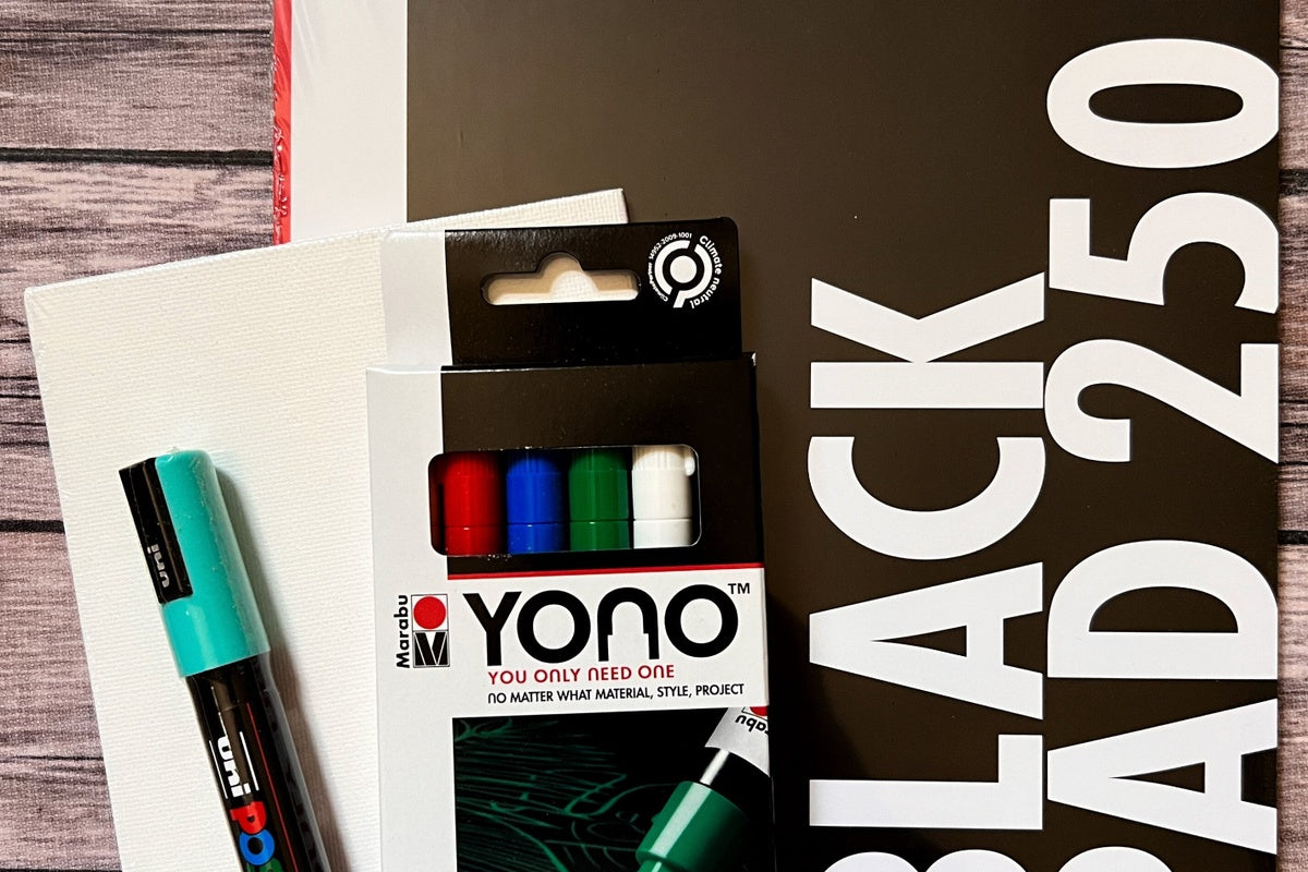 Young Artist Pack April 2022 - Marabu YONO Acrylic Marker