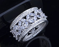 FLORAL 360 AAA Cubic Zirconia 925  Ring