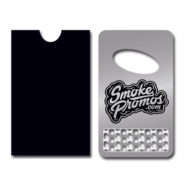 Pop n' Grind Bottle Opener/Herb Grinder Card with Protective Sleeve