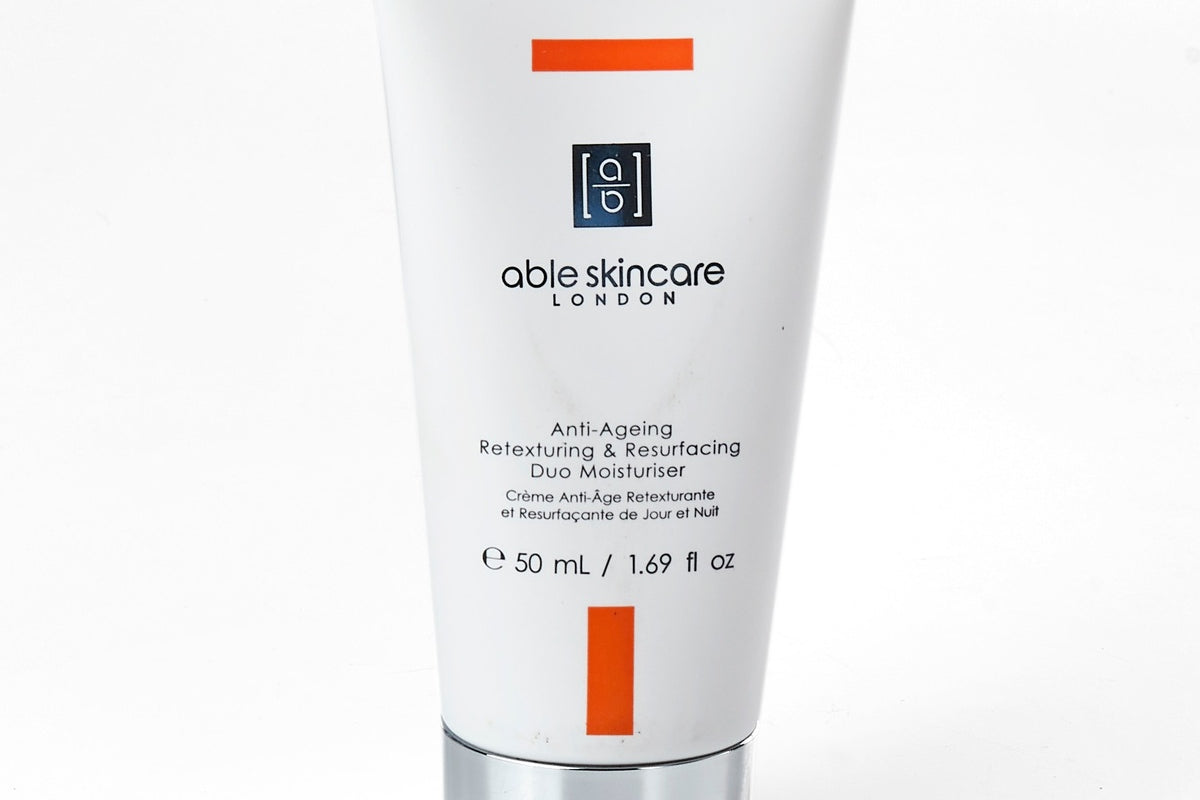 Able Skincare London Anti-Aging Retexturing & Resurfacing Duo Moisturizer