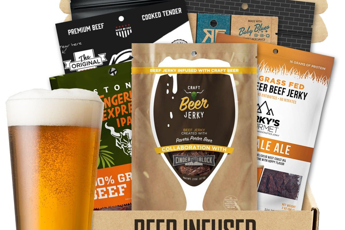 Beer Infused Beef Jerky Box