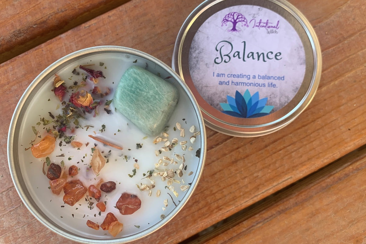 Balance Intention Candle