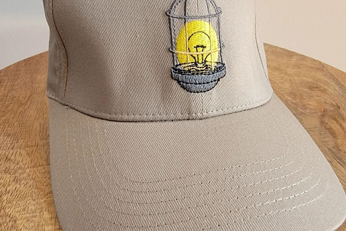 Embroidered Ghost Light Baseball Cap with Adjustable Strap - Theatre Broadway Gift