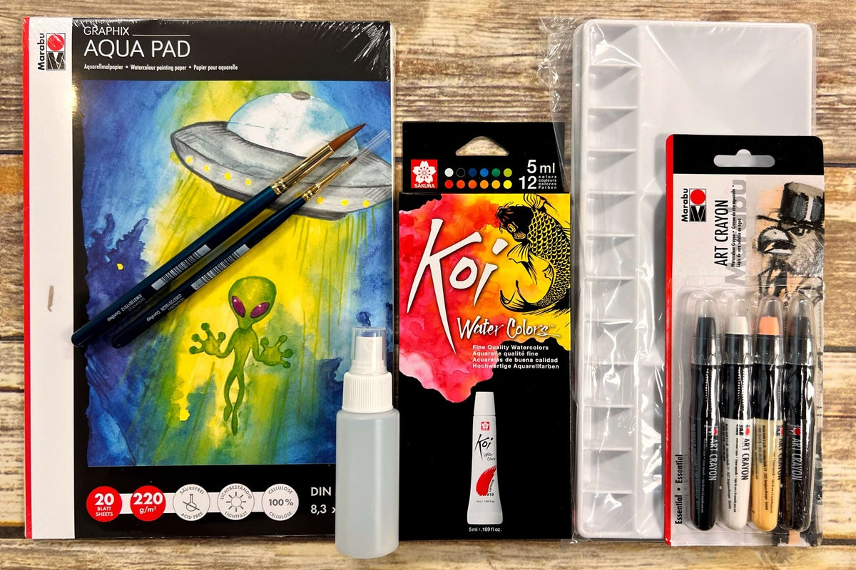 Young Artist Pack April 2024 – Koi Watercolors