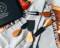 Ironwood Gourmet Cheese Knives || Acacia Wood