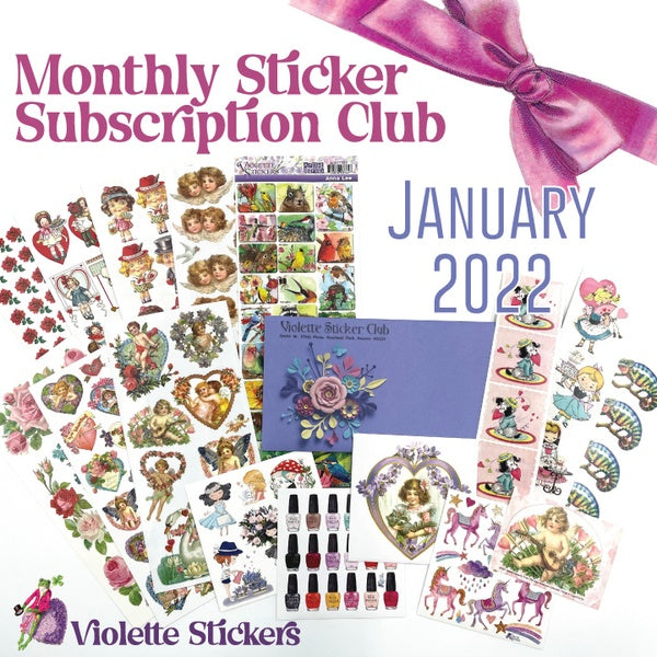 January 2022 Sticker Pack