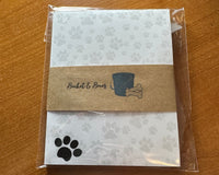 Paw Print Notepad