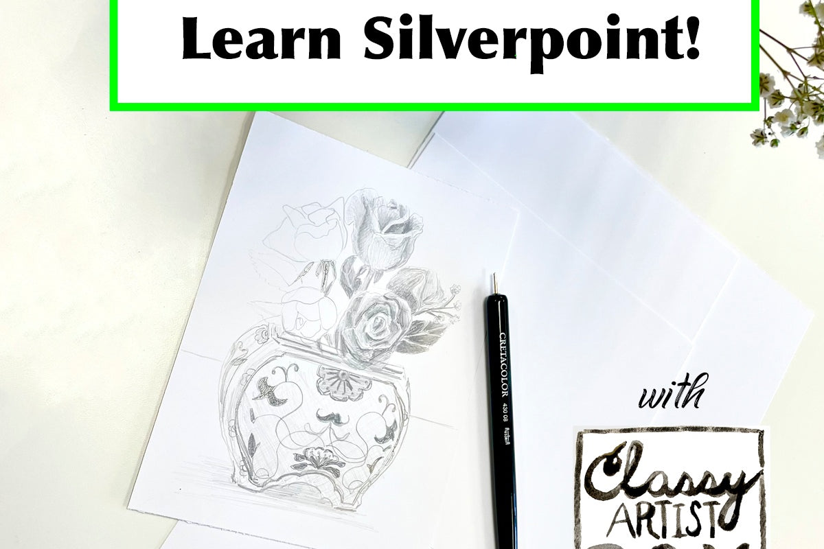 Art Kit - Silverpoint Drawing Art Class in a Box