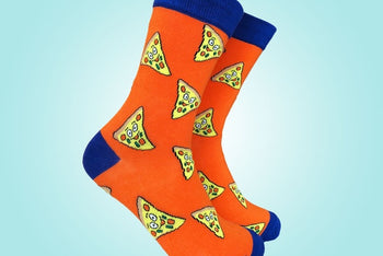 Cheesy Pizza Sock - Women's