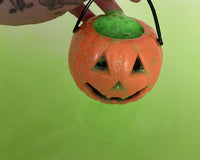 Pumpkin pail bath bomb