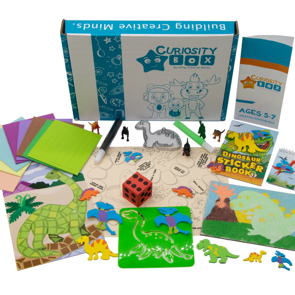 Dinosaur Times Craft & Activity Box for Ages 5-7