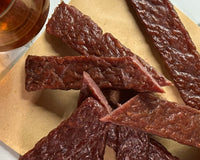 Boozy Jerky Style Steak Strip & Snack Stick Variety 6 Packages // 30 Servings