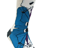 Dignified Reflective Panda Wearing a Suit Socks (Men's Sized)