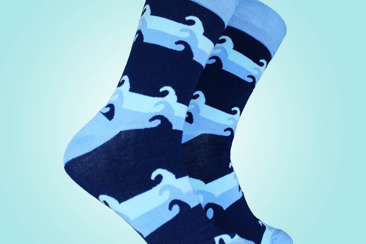 Waves Sock - Men's