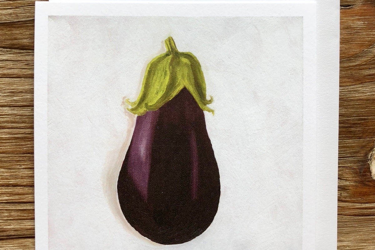 Eggplant Any Occasion Card