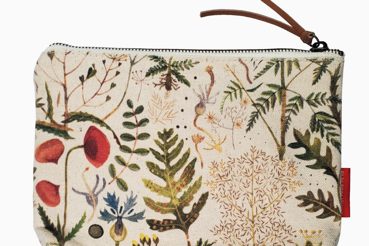 Botanical Canvas Pouch