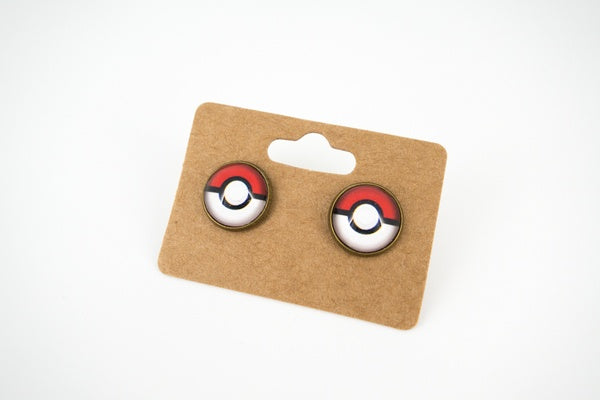 Poke Ball Earrings